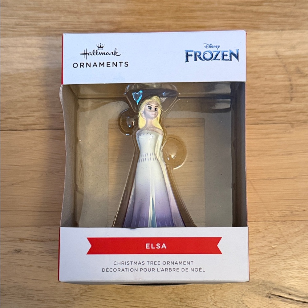 NIB Hallmark DISNEY Frozen Elsa Ornament with White and Purple ❄️